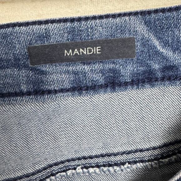Bandolino Mandie Medium Wash Straight Leg Jeans Plus Size 20W Short - Picture 7 of 10
